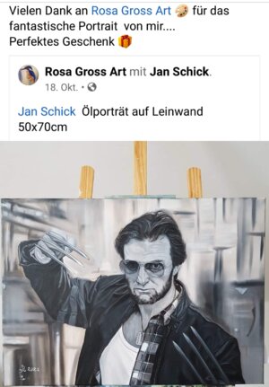 Jan Schick Ölporträt 
