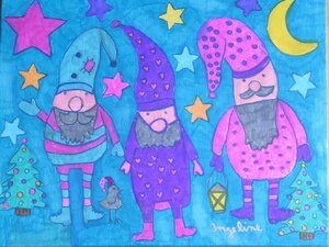 Wichtel zur Weihnachtszeit 