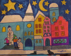 Ein Wintertag inder Stadt 