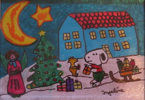 Weihnachten mit Snoopy und Woodstock 