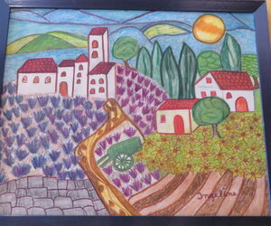 Landschaft in Toskana 